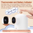 thumbnail image 3 of 300ml Wall Mounted Auto Soap Dispenser, 1800mAh Refillable Touchless Foaming Soap Dispenser with Temperature Sensing, 3 of 5