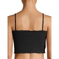 thumbnail image 3 of No Boundaries Women's Seamless Waffle Bandeau Bra, 3 of 6