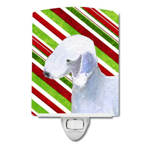 Bedlington Terrier Christmas Ceramic Night Light
