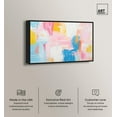 thumbnail image 2 of Colorful Daybreak II Canvas Maximalist Abstract by Art Remedy, Black Frame, 30" x 20", 2 of 7