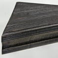 thumbnail image 4 of American Art Decor Rustic Wood Floating Corner Shelves - Black - Set of 2, 4 of 5