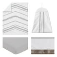 thumbnail image 6 of Sweet Jojo Designs Boho Fringe White Grey 4 Piece Crib Bedding Set, 6 of 6