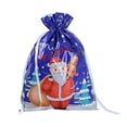 thumbnail image 2 of DPTALR Christmas Christmas Drawstring Gift Bags Party Present Wrap Candy Storage Bag, 2 of 2