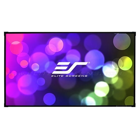 Elite Free Gift (Elite Screens Aeon AUHD Series, 120-inch 16:9, 4K Home Theater Fixed Frame EDGE FREE Borderless Projection Sound Transparent Perforated Weave Projector Screen,)