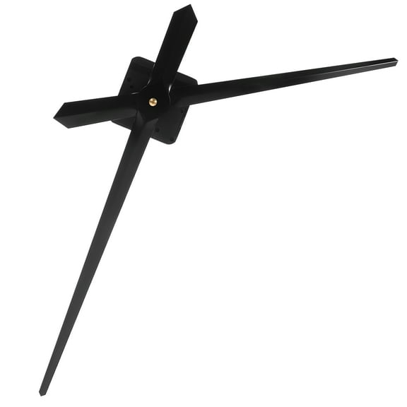 MERRYHAPY Clock Movement Kit Durable Black DIY Clock Accessories 2Sets