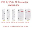 thumbnail image 4 of 1PCS 2 Pole 4 Pole 25 Amp NO//NO+ ACContactor Normally Open DIN Rail 2NO, 4 of 6