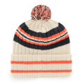 thumbnail image 2 of Men's '47 Natural Detroit Tigers Home Patch Cuffed Knit Hat with Pom, 2 of 2