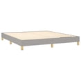 thumbnail image 4 of vidaXL Bed Frame Platform Bed Mattress Foundation Bedroom Furniture Fabric, 4 of 8