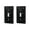 Black, variant on sunsanly 2Pcs Rhinestone Outlet Wall Plate Single Toggle Light Switch Plate Home Office Living Room Bathroom Kitchen Decorative Receptacle Outlet Cover