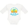 thumbnail image 3 of Inktastic Summer Enjoy the Sunshine Myrtle Beach South Carolina Blue Boys or Girls Long Sleeve Baby Bodysuit, 3 of 5