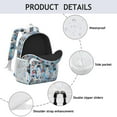 thumbnail image 4 of German Shorthaired Pointer Dog and Flower Backpack for School,Cute School Bag,Schoolbag with Adjustable Shoulder Straps & Padded Back,15"x11.42"x5.5", 4 of 6