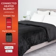 thumbnail image 5 of Sunbeam Connected WiFi Heated Blanket, Lofttec, Slate Grey, King, 5 of 8