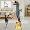 Step Safety Ladder Folding AntiSlip Steel Safety Ladder Padded Side