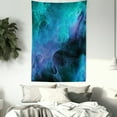 thumbnail image 4 of Fractal Tapestry, Surreal Hazy Color Tone Effects Featured Blurred Dark Fantasy Cyberspace Plasma Theme, Wall Hanging for Bedroom Living Room Dorm Decor, 40W X 60L Inches, Blue, by Ambesonne, 4 of 5