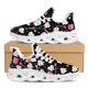 thumbnail image 1 of Zapatos planos para mujer con diseño de diente de león, cómodos y transpirables, con cordones, estampados médicos, informales, para exteriores, 1 of 6