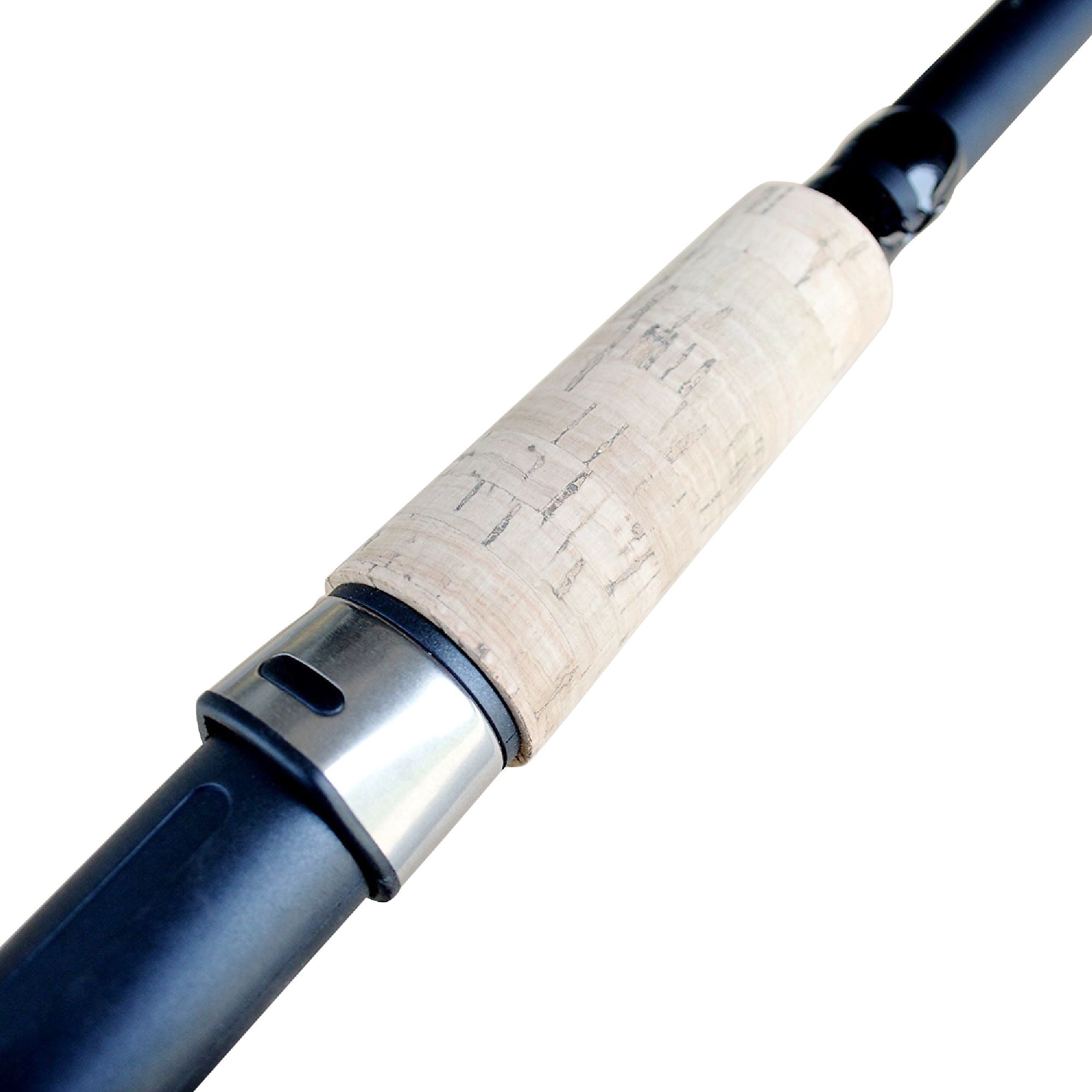 CarbonZeal 2-Piece Strong and Lightweight Portable Carbon Fiber, Graphite Spinning Fishing Rod, Fishing Pole Spinning Rod, carbon and glass fiber trout fishing pole