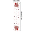 thumbnail image 3 of EGNMCR Home Decor, Room Decor, Wall Decor Valentine's Day Themed Table Runner Table Decoration Tablecloth Polyester placemats, 3 of 6