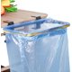 thumbnail image 1 of Soporte para bolsas de basura de metal (sin bolsas de basura, 30 x 15 cm), soporte para bolsas amarillo estable con bandas elásticas, contenedor para bolsas de basura para cocina, armario, C, 1 of 5