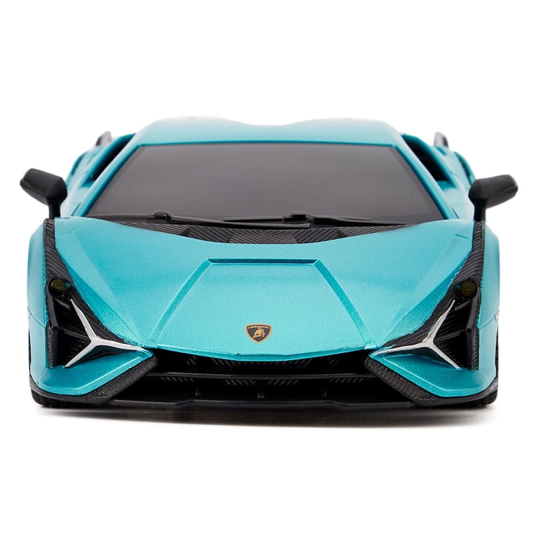CMJ RC Cars: Lamborghini Sián FKP 37 - Blue - 1:24 Scale, Remote