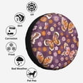 thumbnail image 6 of Kdxio Buffalo Plaid and Butterflys for Tire Cover Wheel Protectors Tyre Covers Weatherproof Wheel Covers Universal Fit for Trailer Rv SUV Truck Camper Travel Trailers 15 inch, 6 of 8