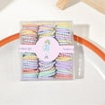 thumbnail image 1 of Iumwxz 100/60 Hair Ties Girls Scrunchies Multicolored Hair Rubber Bands Hair Bands Colorful Elastic Hair Accessories Hair Rope Ponytail Hair Set Mini Hairb, 1 of 2