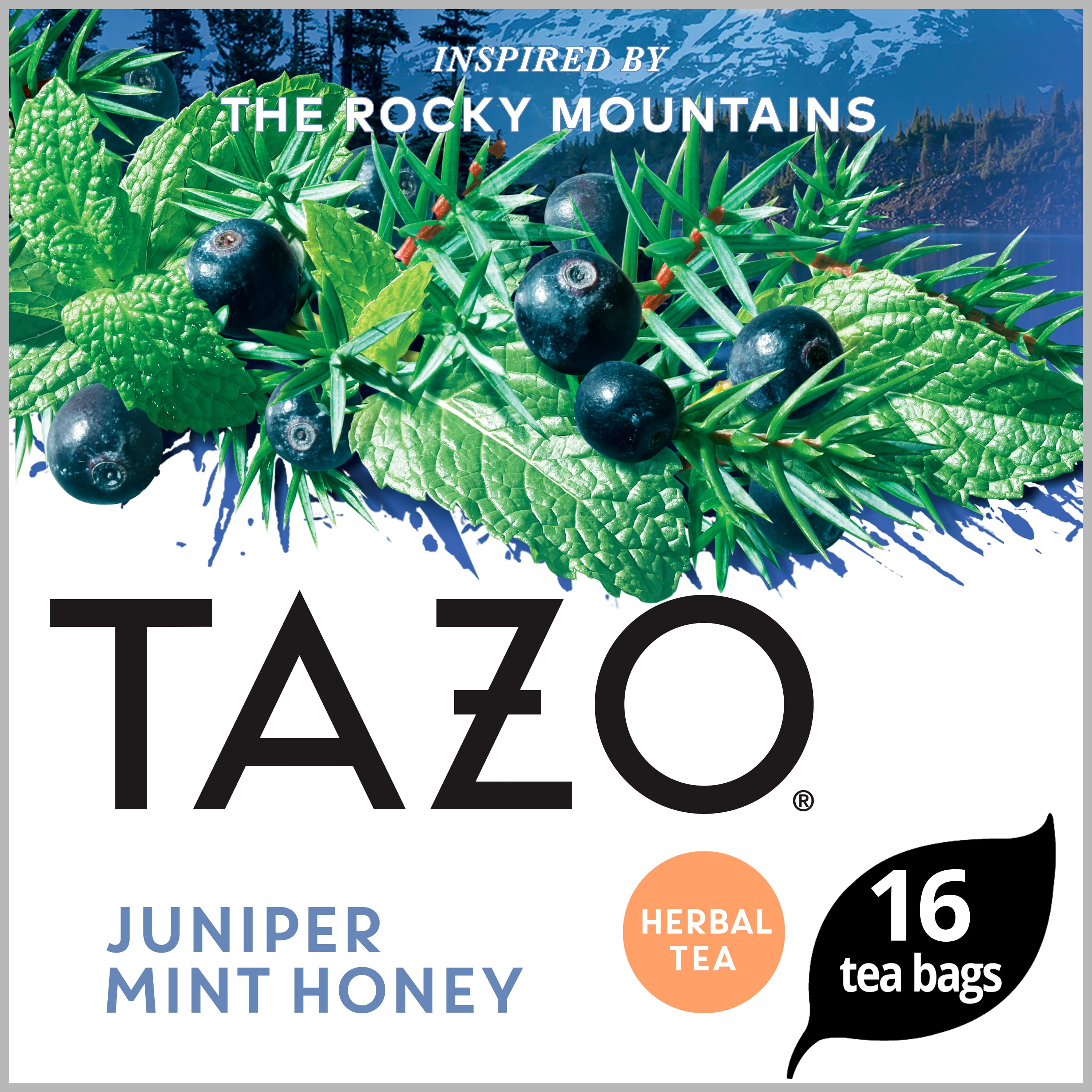 TAZO Juniper Mint Honey Herbal Tea Bags, 48 Count, Hot or Iced Tea