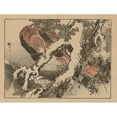 thumbnail image 2 of Kōno Bairei 18x15 Gold Ornate Wood Frame and Double Matted Museum Art Print Titled - Bairei Gafu, Pl.20 (1905), 2 of 4