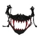 thumbnail image 5 of Máscara de Halloween Yuyangstore media máscara para presentaciones en el escenario Fiesta Juego de rol Negro, 5 of 8