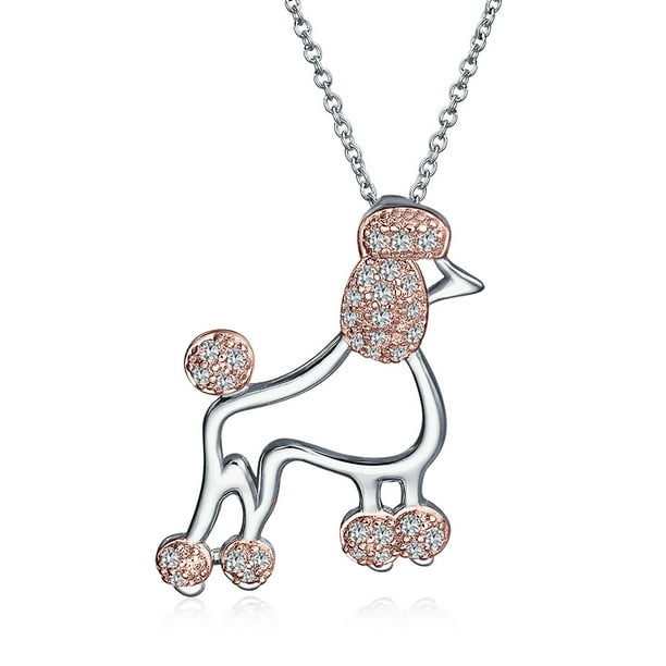 BFF Pave Cubic Zirconia Pink CZ Proud Puppy Pet Dog Elegant Boy