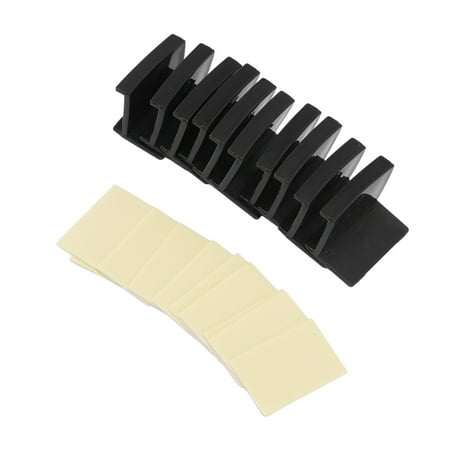 

Hat Hooks Minimalist Acrylic Modern Sturdy Wall Mount Hooks Adhesive For Wall Black