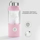 thumbnail image 4 of Xihbxyly Mini Exprimidor Portátil, Recargable Por Usb con Batería de 2600 Mah, 3 Cuchillas para Batidos y Jugos, Ligero y Fácil de Transportar, Ideal para Fitness y Camping, Capacidad de 500 Ml., 4 of 7