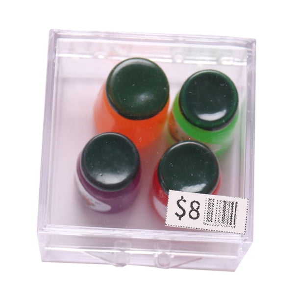 Dollhouse Mini Cake Box, Case de postres en miniatura, 1:12 Modelo de juego de simulación de vida de simulación, mini pastel de comida para niños decoración de juguetes Estilo H