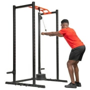 Sunny Health & Fitness Power Zone Squat Rack Power Rack Power Cage for Strength Training Home Gym Squat Cage, SF-XF9931