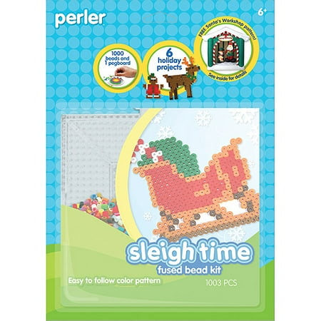 Perler Fun Fusion Fuse Bead Activity Kit, Sleigh Time
