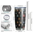 thumbnail image 2 of 20oz Guitar Gifts for Men, Music Gifts for Men, Gifts for Musicians, Cool Gifts for Guitar Players, Valentines Day Gifts for Him, Guitars Tumbler Cup, Insulated Travel Coffee Mug with Lid, 2 of 6