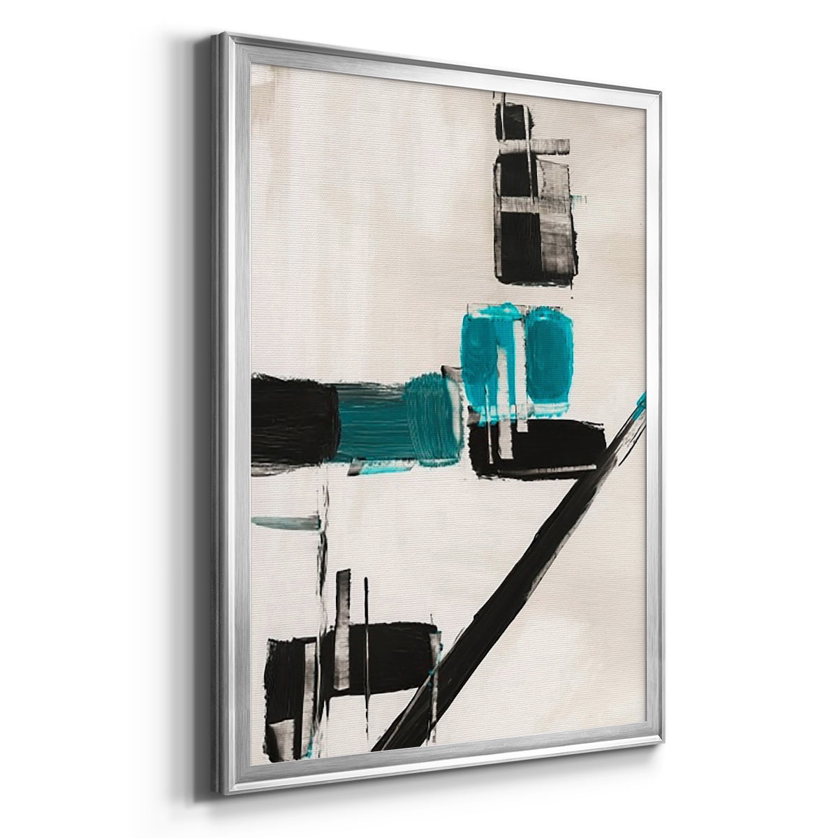 Geometry Notes I Premium Framed Print, in Gold, Black, or Silver - Ready to Hang