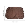 thumbnail image 2 of Phenofice 1Pack Square Swing Canopy for Outdoor Use Light Brown, 2 of 6