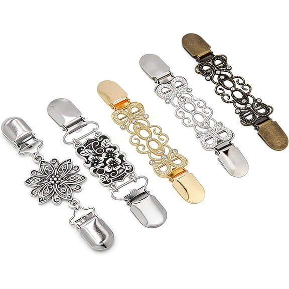 Dress Clips Back Cinch, Waist Shirt Tightener - Scarf Cinch Clip,for Women Shirt Sweater Clothing Scarf Clothes Shawl Cape Cardigan Party (Q)