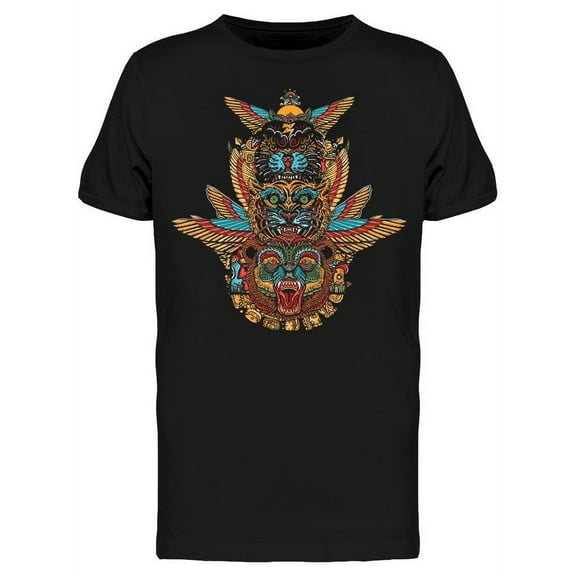 Wild Animals Totem T-Shirt Men -Image by Shutterstock, Male Medium