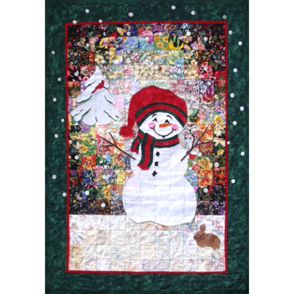 Whims Watercolor Quilt Kits Let it Snowman Quilting Supplies Walmart