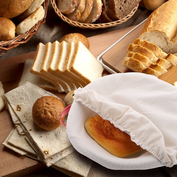 HEANUJJ Bread Proofing Basket with Cotton Liner for Home Baking, 1-Piece Dough Rising Basket for Artisan Bread