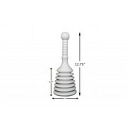 GT Water Products Master Plunger Mini Toilet Plunger 12 in. L X 4 in. D