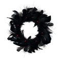 thumbnail image 3 of Guirnalda de cóctel negro de Halloween 45 cm Decoraciones colgantes Favores Guirnalda redonda espeluznante Guirnalda de puerta delantera perfecl Guirnalda, 3 of 6