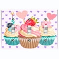 thumbnail image 1 of Metal Light Switch Plate Cover Floral Fruit Cupcakes Purple Heart Wallpaper CAK037, 1 of 13