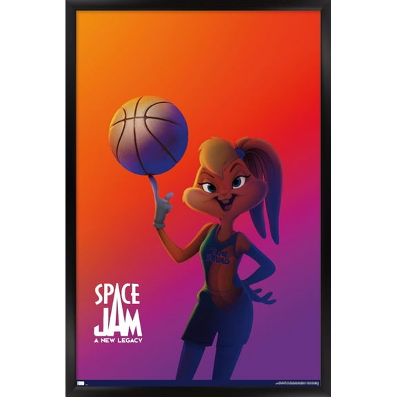 Space Jam: A New Legacy - Lola Bunny One Sheet Wall Poster, 22.375" x 34", Framed