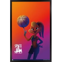 Space Jam: A New Legacy - Lola Bunny One Sheet Wall Poster, 14.725" x 22.375", Framed