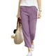 thumbnail image 1 of WILLBEST Pantalones Casuales de Verano para Mujer, Ligeros, Cómodos, Transpirables, para Playa, con Bolsillo para Uso Diario. Extra Grande, 1 of 7