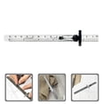 thumbnail image 3 of Shisuyan Stainless Steel Pocket Ruler Stainless Steel Ruler Measuring Gauge Measuring Tool, 3 of 8
