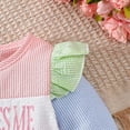 thumbnail image 5 of Wxirdiow Baby Girl Fall Outfits Baby Girl Outfit Long Sleeve Bubble Romper Newborn Girl Outfits Clothes Blue Size,6-12 Months, 5 of 9