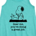 thumbnail image 2 of HYBRID APPAREL - Peanuts - Dear Me Doing Great Job - Toddler & Youth Girls A-line Dress, 2 of 4